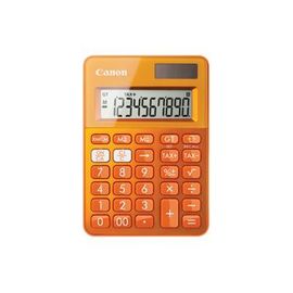 Canon LS-100K - Calculatrice de bureau - 10 chiffres - panneau solaire, pile - orange métallisé