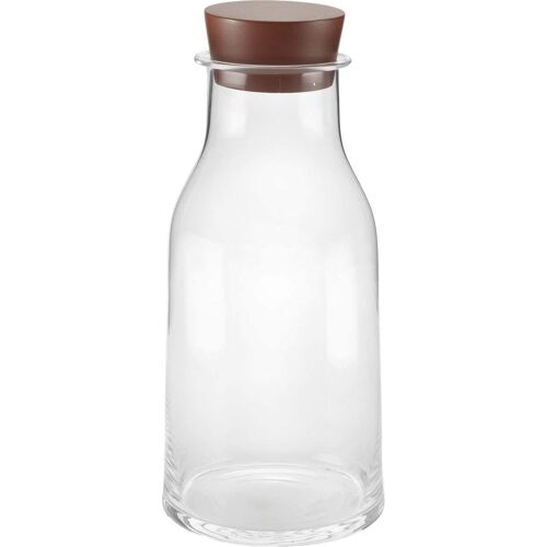 Alessi Dc03/3100 Tonale Carafe En Verre Cristallin Avec Bouchon En Silicone