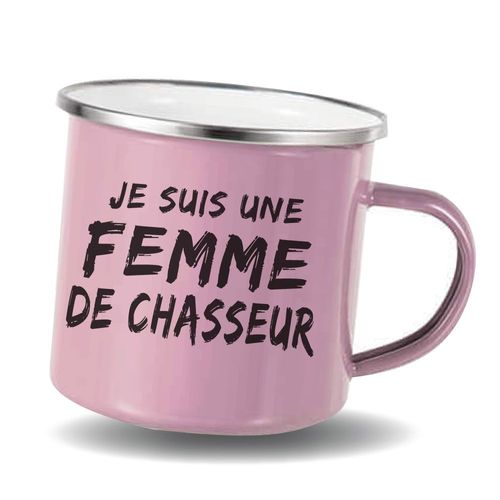 Mug Chasseurs - Je Suis La Femme D'un Chasseur Cadeau Chasse, Mug Chasse Chasseurs Humoristique