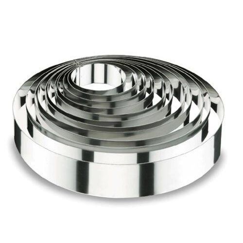 Lacor - 68420 - Cercle À Mousse 20x4 Cm - 18 / 10