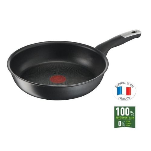 Tefal G2550502 Poele 26 Cm Unlimited Tous Feux Dont Induction - Fabrication Française - Noir
