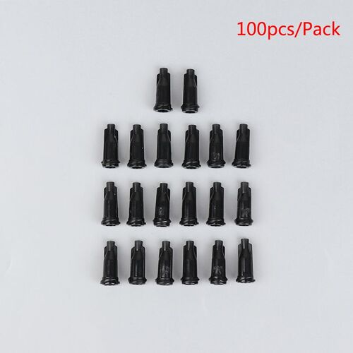 Embouts de seringues, bouchons d'injecteur, distributeur, aiguille de distribution, bouchon d'étanchéité, assortiment de bouchons de seringues pour stocker la colle, bouchon d'arrêt, 100 pièces/paquet