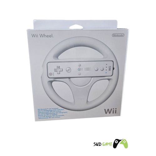 Nintendo Wii - Volant Wheel Blanc en Boîte - Très Bon état