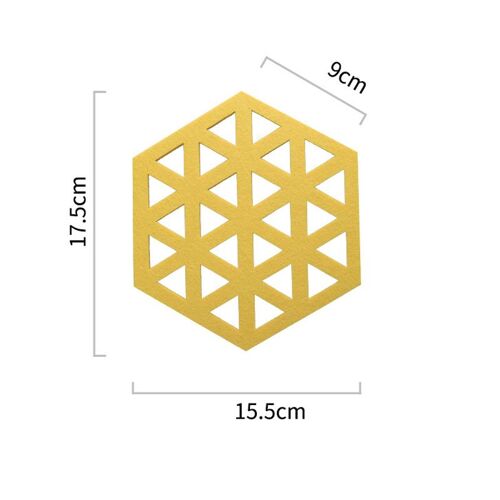 Sous-Verre Créatif En Feutre, Tapis De Tasse, Doux, Isolé Thermiquement, Antidérapant, Porte-Boisson Chaude Pour La Maison, Décoration Artistique De Bureau
