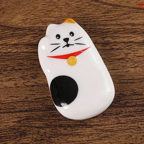 Support De Baguettes En Céramique Pour Chat Mignon, Design Fin, Support De Baguettes, Oreiller De Soin, Outils De Table De Cuisine De Style Japonais
