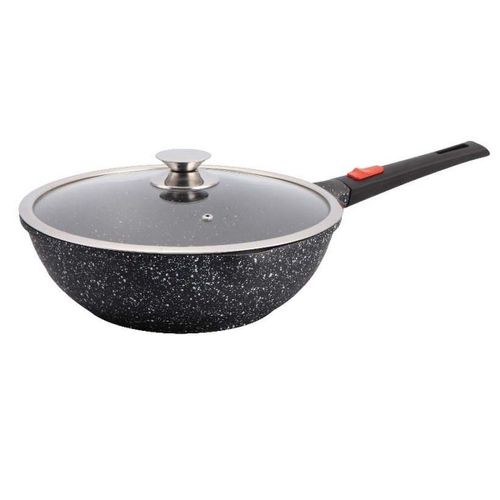 Wok 30 Cm En Pierre Kamberg, Induction, Antiadhésive