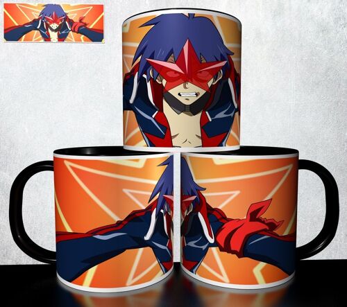 Mug Personnalisé Tasse À Café - Gurren Lagann Tengen Toppa Guren Ragan Réf 520