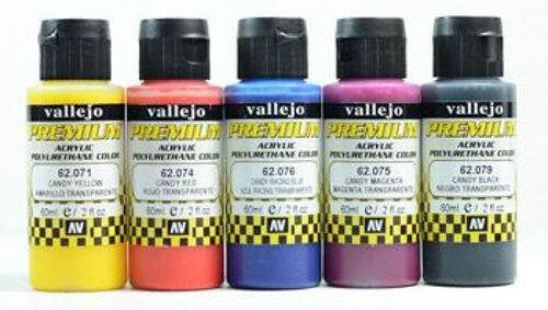 Av Premium Airbrush Peinture : Candy 5 Couleurs Définie