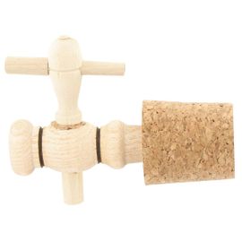 Robinet Pour Vinaigrier Avec Bouchon Liège 3 Pouce