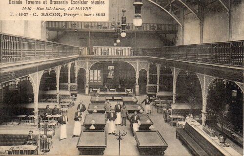 Le Havre. Grande Taverne Et Brasserie Excelsior Réunies  ( Carte 26)