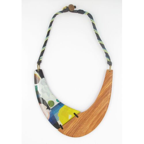Collier Plastron Bi-Matière - Fanny Fouks