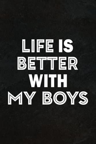 Hiking Log Book - Funny Mom Mom-Life Wife Life Is Better With My Boys Mama Art: Hiking Journal With Prompts To Write In, Trail Log Book, Hiker's ... Travel Size (Hiking Logbooks & Journals),Dail