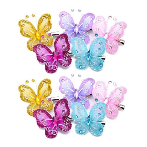 Barrettes À Cheveux Papillon, 10 Pièces, Épingles À Cheveux Mignonnes, Cadeau Pour Enfants, Bébés Filles 