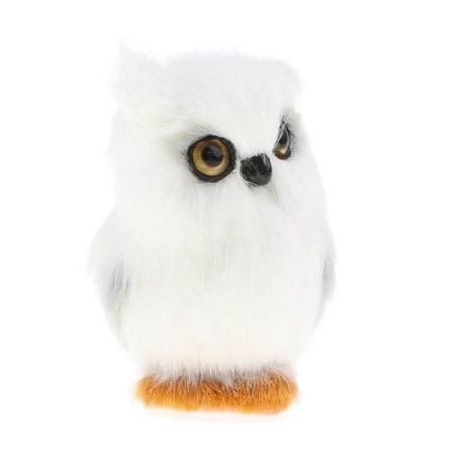 Figurines D'Animaux En Peluche, Simulation Vivante, Hibou, Décoration De La Maison, Jouet Pour Enfants, Cadeau D'Anniversaire
