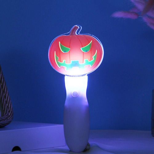 Lampe De Poche Led Pour Fête D'Halloween, 5 Couleurs, Petite Lanterne Légère En Forme De Citrouille, Jouet Lumineux Pour Enfants Avec Son De Musique, 2021