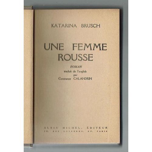 Une Femme Rousse