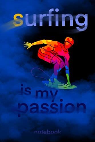 Surfing Notebook: Graph Surfing Journal 120 Grid Ruled Pages 6x9 Surfing Composition Notebook Log Book Gift Book For Surfers