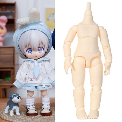 Corps Flexible De Poupée Articulée, 13 Boules, Avec Mains De Rechange, Figurine D'Action Pour 1/12 Poupées, Fournitures De Fabrication De Jouets Pour Enfants