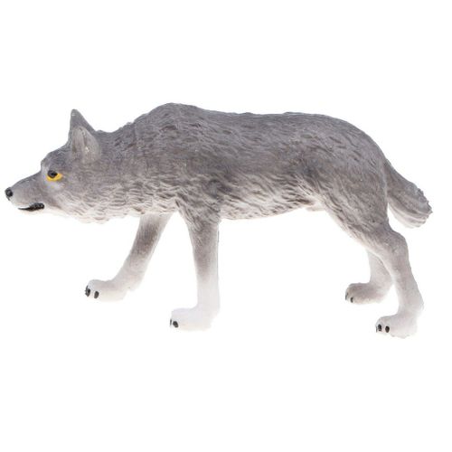 Figurines D'Animaux De Loup Réalistes, Décorations De Gâteau Aux ¿Ufs De Pâques, Cadeau D'Anniversaire De Noël