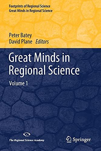 Great Minds In Regional Science
