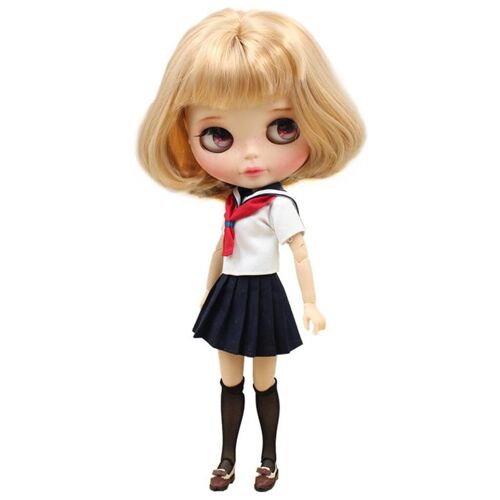 Uniforme D'Été Fait À La Main (Lot De 3) Pour Vêtements De Poupées Blythe De 12 Pouces