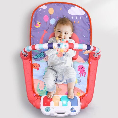Tapis De Gymnastique Pour Bébé De 12 À 18 Mois, Jouets De Développement Précoce, Center D'Activité Musicale, Cadeaux De Vacances