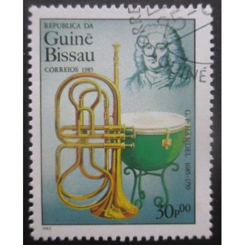 Guinee Bissau N°366 Trompette Et Timbale Oblitéré