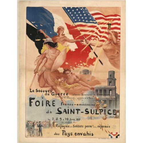 Affiche Foire Saint Sulpice 1917