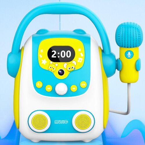 Machine À Chanter Portable Avec Microphone Bluetooth En Plastique, Jouet De Musique Ktv Pour La Maison, Les Fêtes Et Les Voyages En Plein Air Pour Enfants, Garçons Et Filles