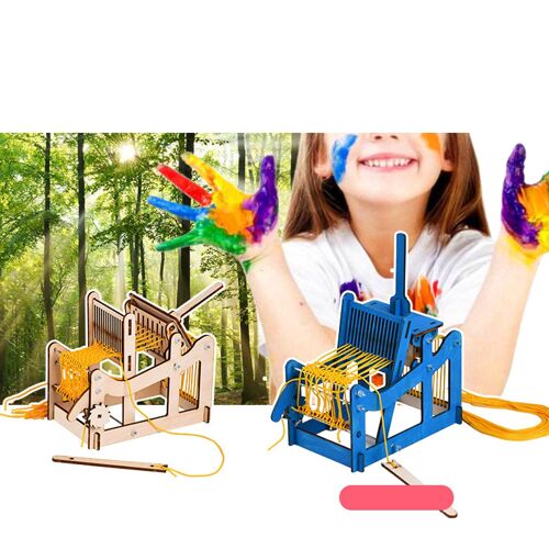 Machine À Tisser En Bois, Bricolage À La Main, Développe La Créativité Pour Les Débutants