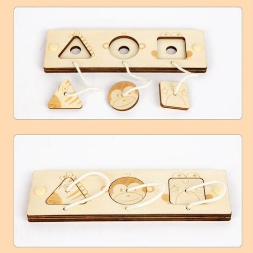 Planche De Motricité En Bois Pour Enfants De 2, 3 Et 4 Ans, Apprentissage Précoce, Voyage, Avion, Planche Sensorielle, Jouets Pour Tout-Petits