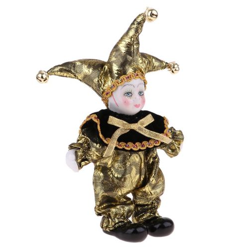 Poupée Triangle En Porcelaine Pour Enfants, 6 Pouces, Modèle D'Angle Adorable, Poupée Harlequois, Idéal Pour Cadeau De Saint Valentin, Modèle Clown À Collectionner