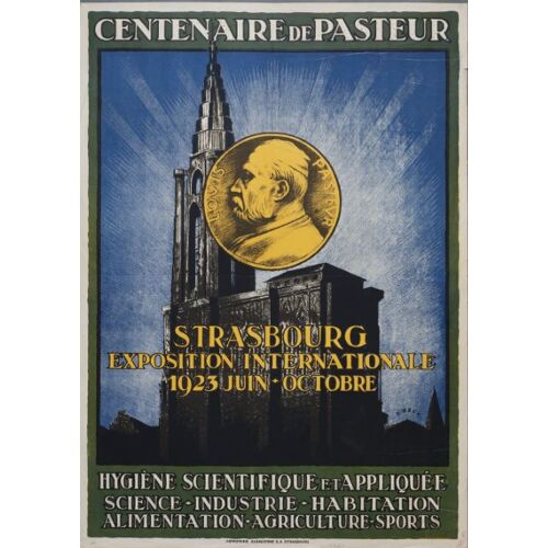Affiche Strasbourg Pasteur