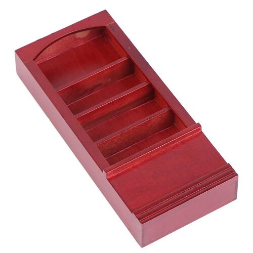 Meubles De Maison De Poupée En Bois, Miniature Classique, Armoire, Bibliothèque, Affichage, Canichet, Kits De Meubles De Chambre À Coucher, Étude À Domicile, 1/12