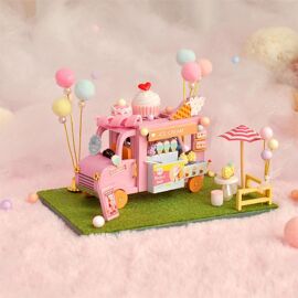 Maison De Poupée Miniature En Bois 3d, Meubles De Bricolage, Puzzle 3d, Jouets De Chambre Créatifs, Cadeau Pour Enfants Et Adultes
