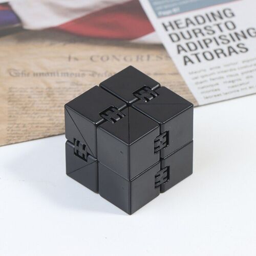 Cube Magique À Bascule Pour Enfants Et Adultes, Puzzle De Bureau, Bloc De Soulagement Du Stress, Jouet Éducatif, Abs