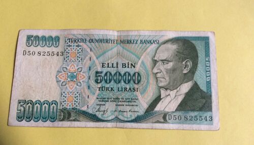Turquie : Billet De 50 000 Lira, 1970 (50825543)