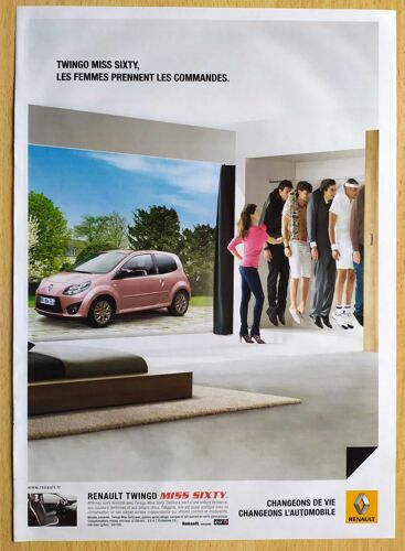 Publicité Papier - Voiture Renault Twingo De 2011