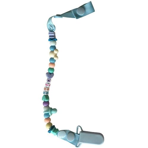 Attache-tétine pour bébés garçons et filles, attache-sucette, porte-chaîne, sangle de mamelon, cadeau de fête prénatale