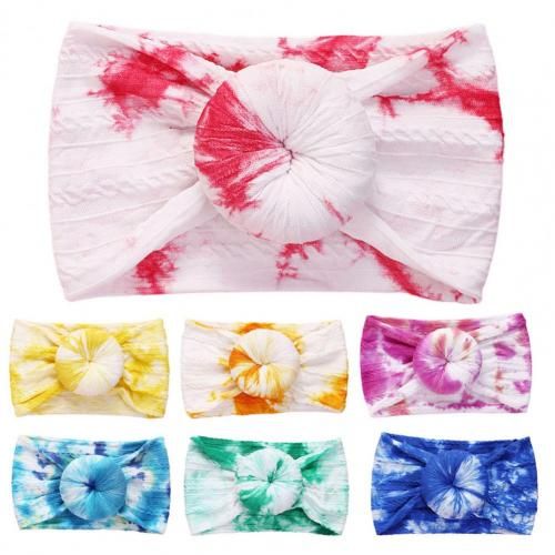 Bandeau Camouflage pour bébés filles, accessoires de cheveux, haute élasticité, bandeau à noeud Donut, pour tout-petits
