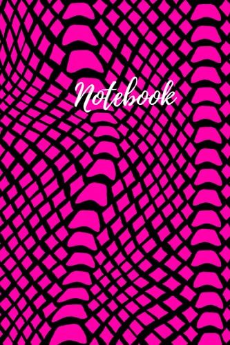 Notebook: Fuchsia Animal Print Crocodile Notebook Journal, 6 X 9 Size With 120 Lined Pages. Best Gift For Girls