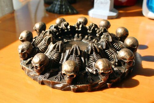 Figurine Unique En Résine Gollum, 18cm, Squelette Du Diable, Jouet, Cendrier, Modèle De Collection, Salon, Décoration De Bureau, Cadeau