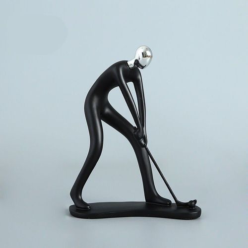 Sculpture Abstraite Moderne En Résine, Figurine De Joueur De Football, Sculpture D'Art, Décorations De Maison