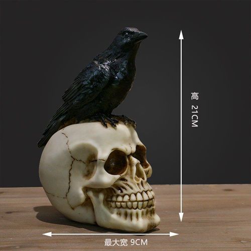 Sculpture Rétro De Pirate, Soldat Indien, Ornement De Tête De Mort, Modèle De Figurine, Décoration De La Maison