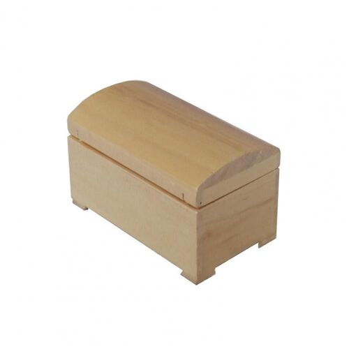 Boîte De Rangement En Bois Pour Maison De Poupée, Belle, Miniature, Lisse, Échelle 1/12