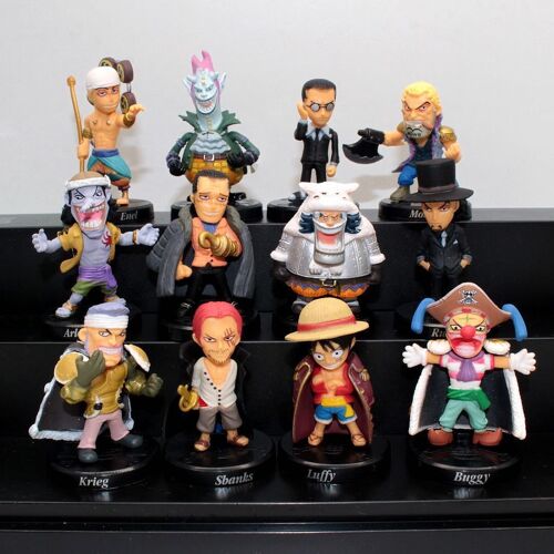 Figurines Luffy Krieg Sbanks En Pvc, 12 Pièces/Lot, Version Q, 1 Pièce, Buggy Enel, Poupées À Collectionner, Modèle De Jouet, Cadeau Pour Enfants