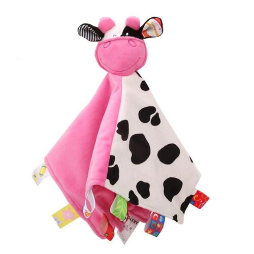 Couverture De Hochet Apaisante Pour Bébé, Jolie Couverture Avec Étiquette, Serviette Apaisante Pour Bébé, Accessoire Attrayant