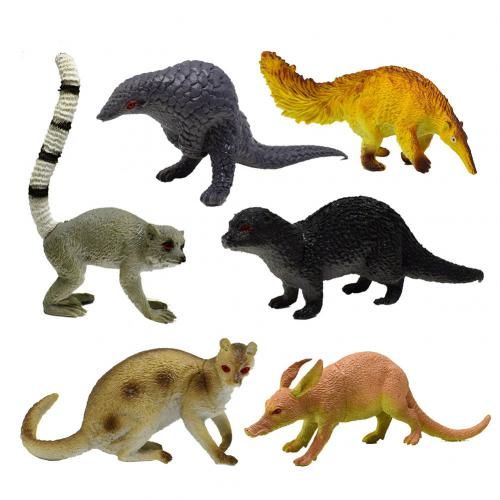 Figurines De Collection, 6 Pièces, Simulation De Bobcat, Animaux Sauvages, Jouets Éducatifs Pour Enfants
