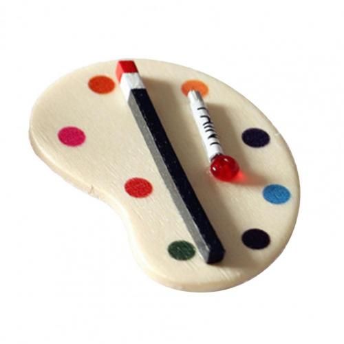 Maison De Poupée Colorée De Petite Taille, Palette De Couleurs, Simulation Haute, Peinture, Trois Dimensions Pour La Maison