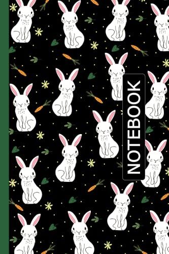 Rabbit Notebook: Animal Lover Rabbit Journal Notebook For Men, Women, Girls, Kids - 6 X 9" 100 Pages